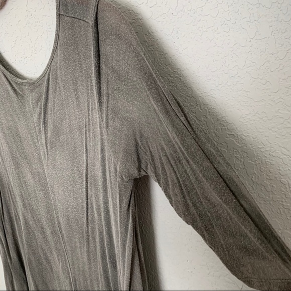 Rue 21 Grey Long Sleeve Shirt L - Picture 4 of 4